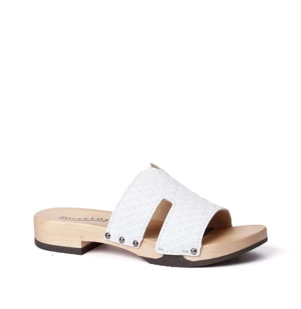 SOFTCLIX Blida Twist Bianco (Hazelnut)<Frau Pantoletten