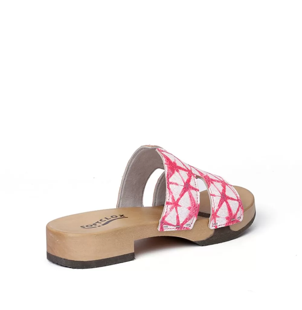 SOFTCLIX Blida Web Neonpink (Hazelnut)<Frau Pantoletten