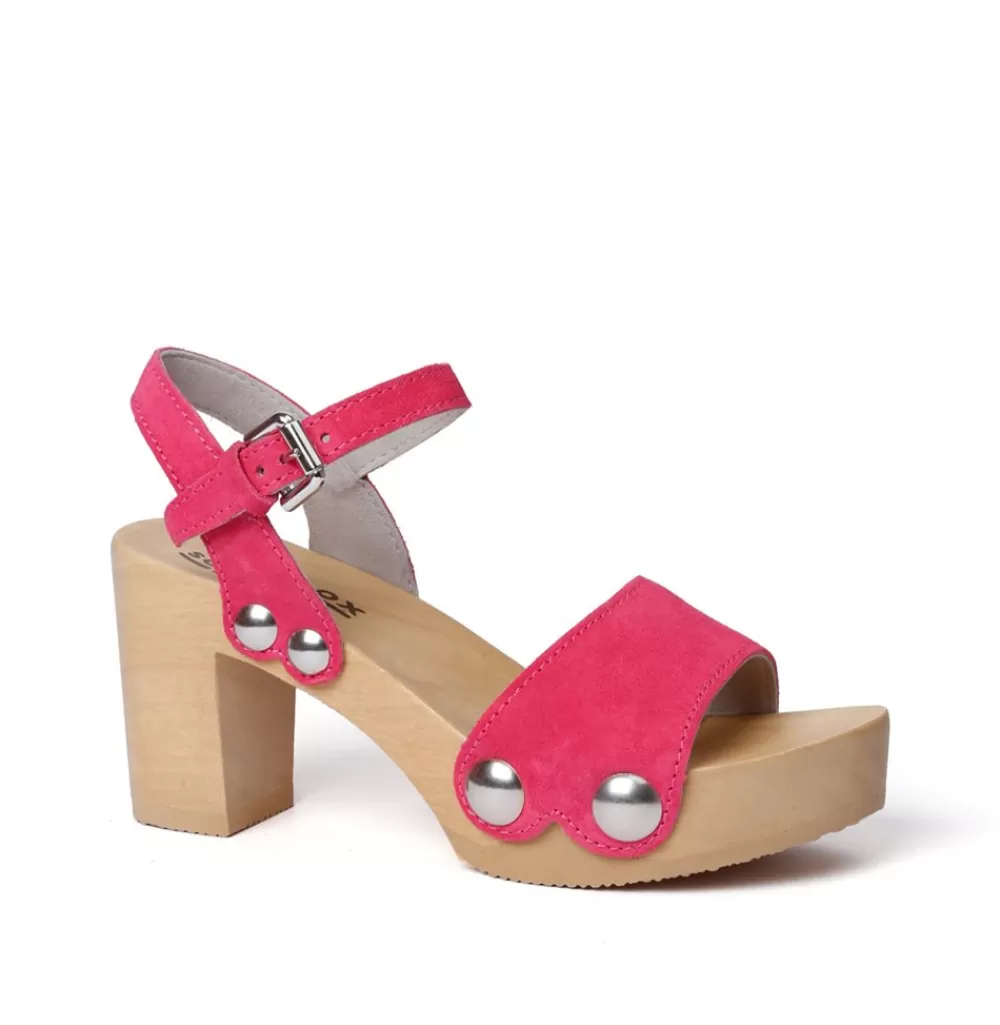 SOFTCLIX Eilyn Kaschmir Pink Kiss (Natur)<Frau Sandaletten