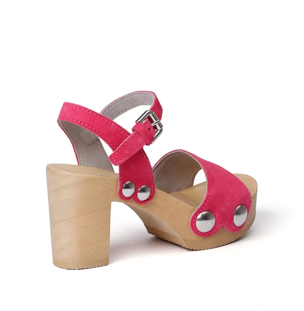 SOFTCLIX Eilyn Kaschmir Pink Kiss (Natur)<Frau Sandaletten