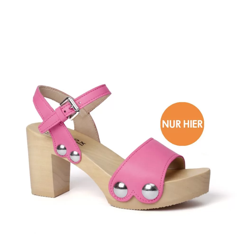 SOFTCLIX Eilyn Nappa Bubblegum (Natur)<Frau Sandaletten