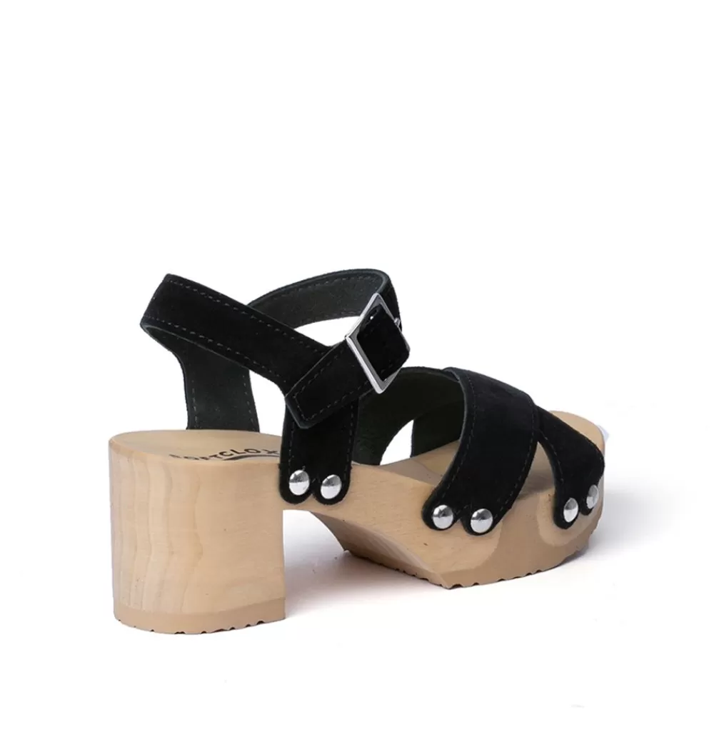 SOFTCLIX Hanka Kaschmir Schwarz (Natur)<Frau Sandaletten