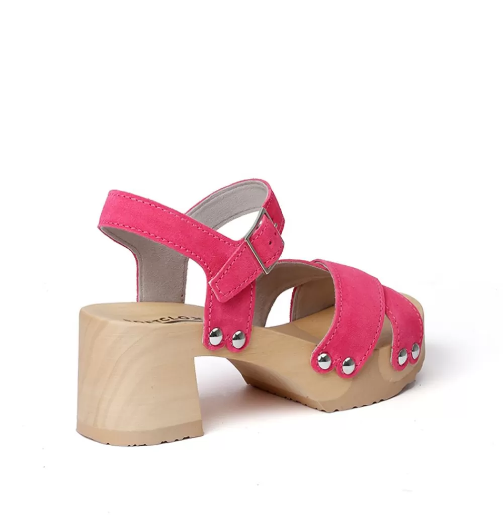 SOFTCLIX Hanne Kaschmir Pink Kiss (Natur)<Frau Sandaletten