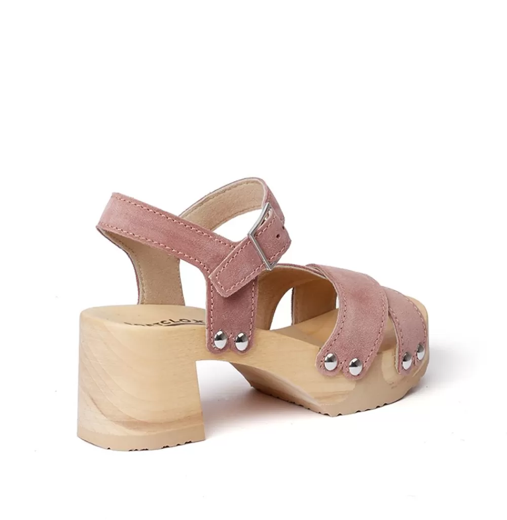 SOFTCLIX Hanne Kaschmir Rose (Natur)<Frau Sandaletten