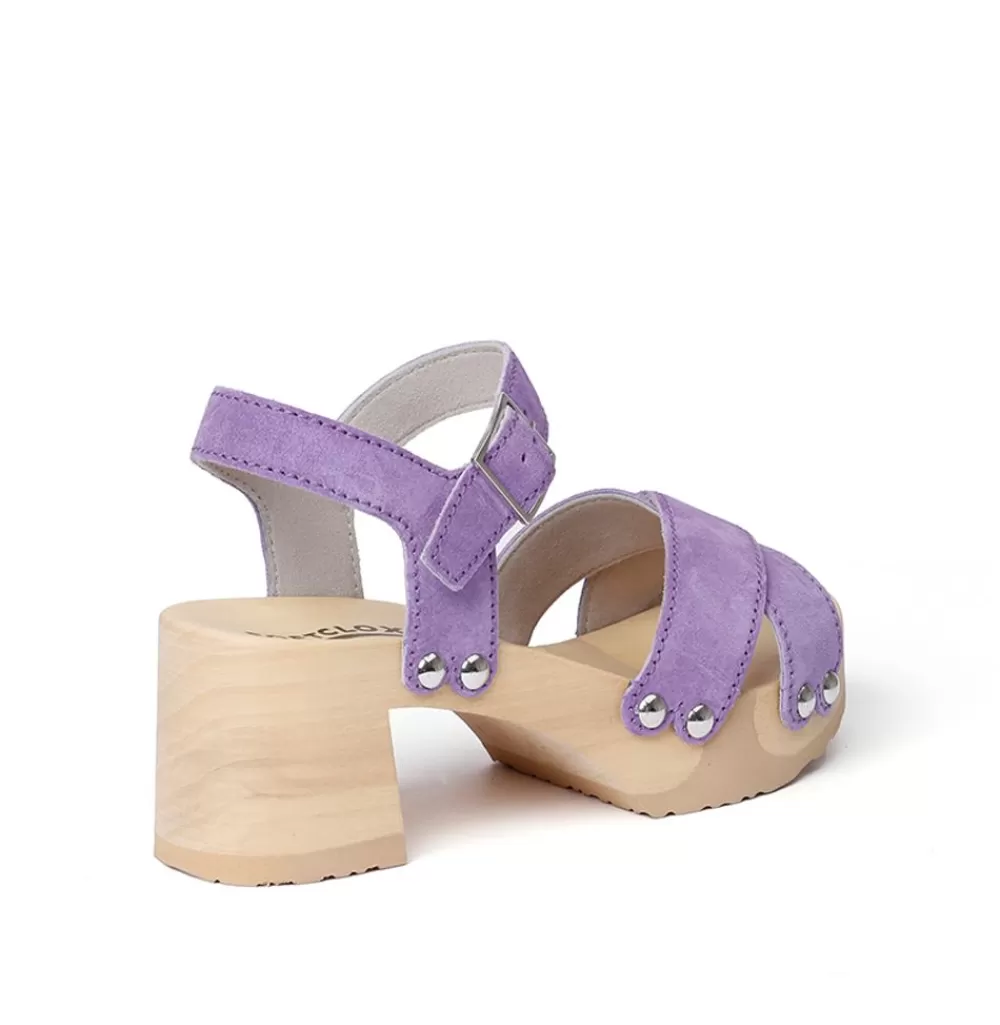 SOFTCLIX Hanne Kaschmir Violett (Natur)<Frau Sandaletten