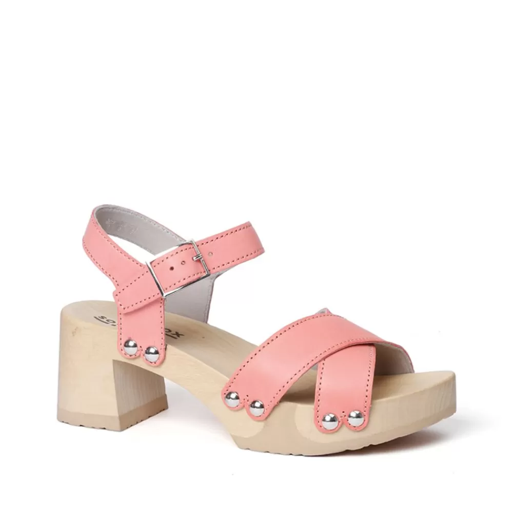 SOFTCLIX Hanne Nappa Peach (Natur)<Frau Sandaletten