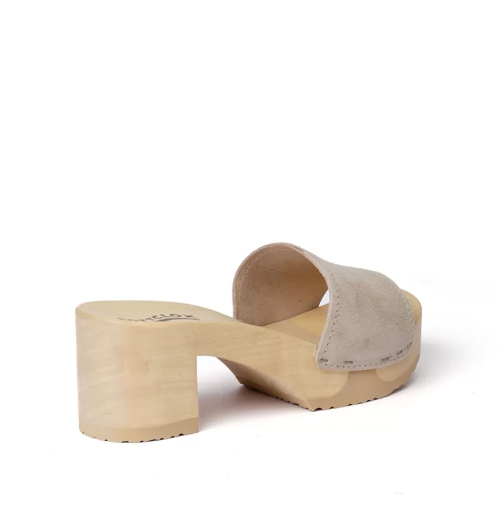 SOFTCLIX Hella Kaschmir Taupe (Natur)<Frau Pantoletten