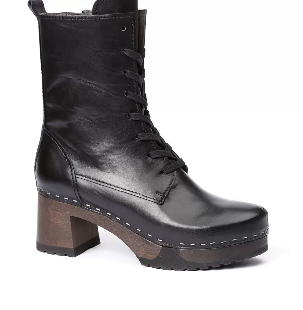 SOFTCLIX Helma Bright Nappa Schwarz (Dunkel)<Frau Stiefeletten