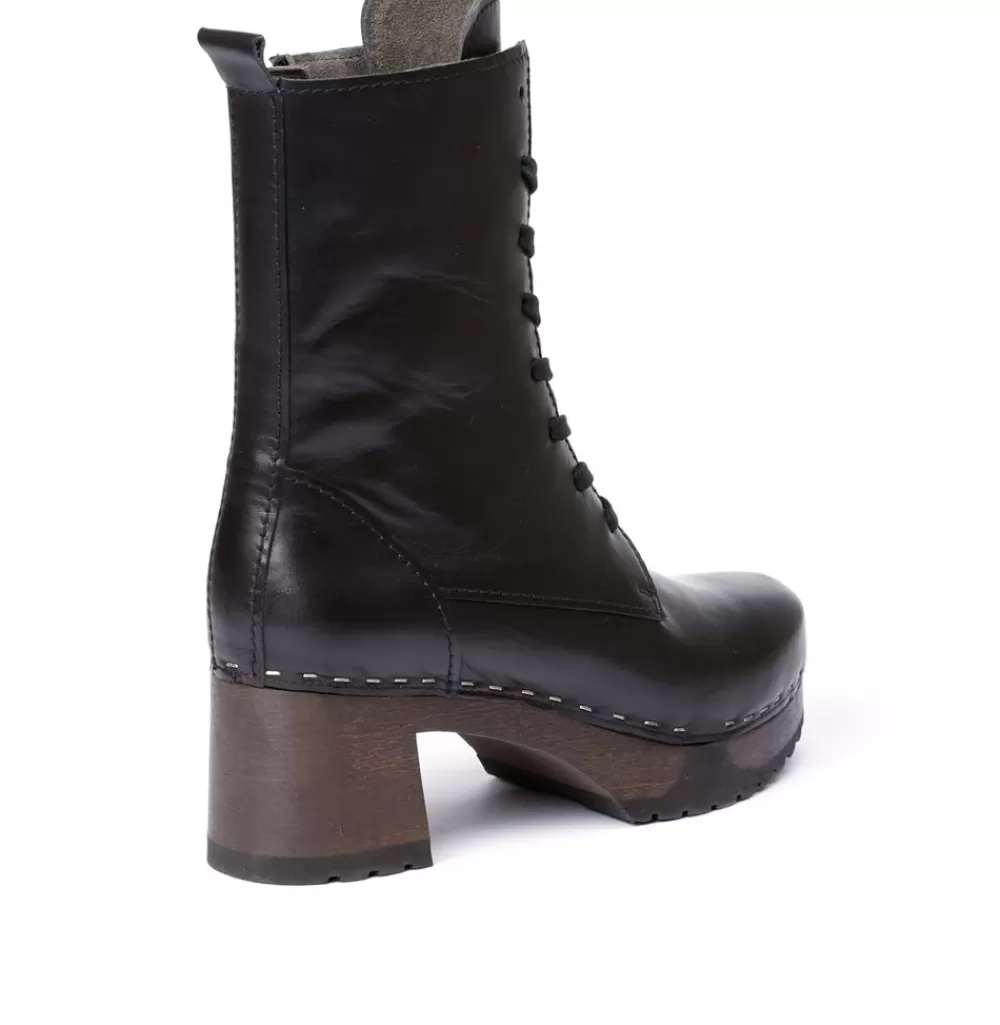 SOFTCLIX Helma Bright Nappa Schwarz (Dunkel)<Frau Stiefeletten