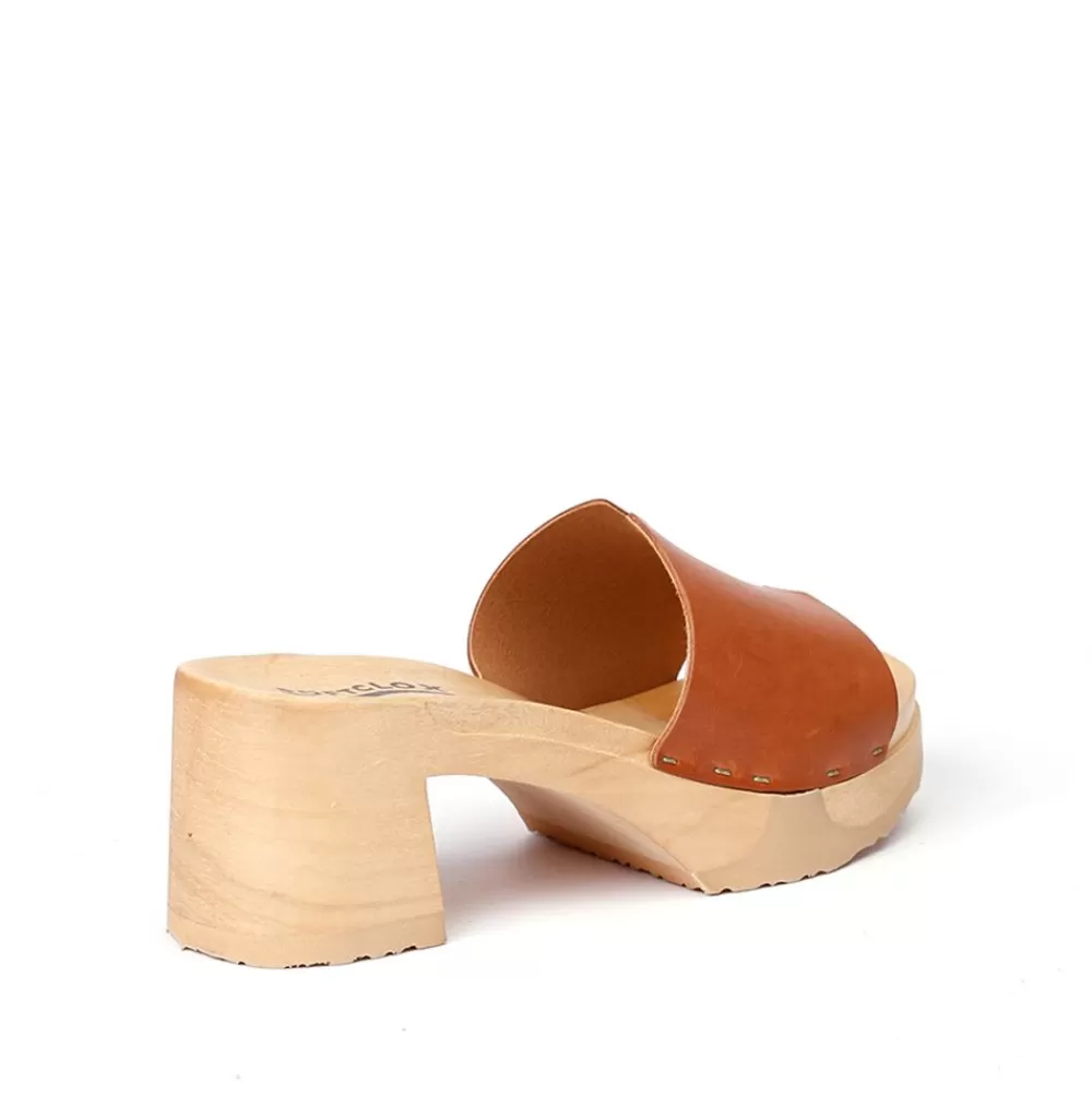 SOFTCLIX Henrietta Softnappa Cognac (Natur)<Frau Pantoletten