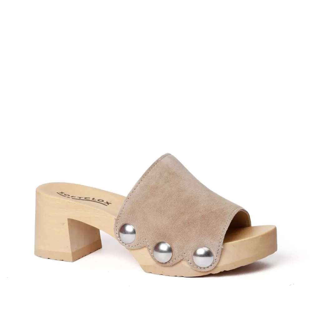 SOFTCLIX Henrike Kaschmir Taupe (Natur)<Frau Pantoletten