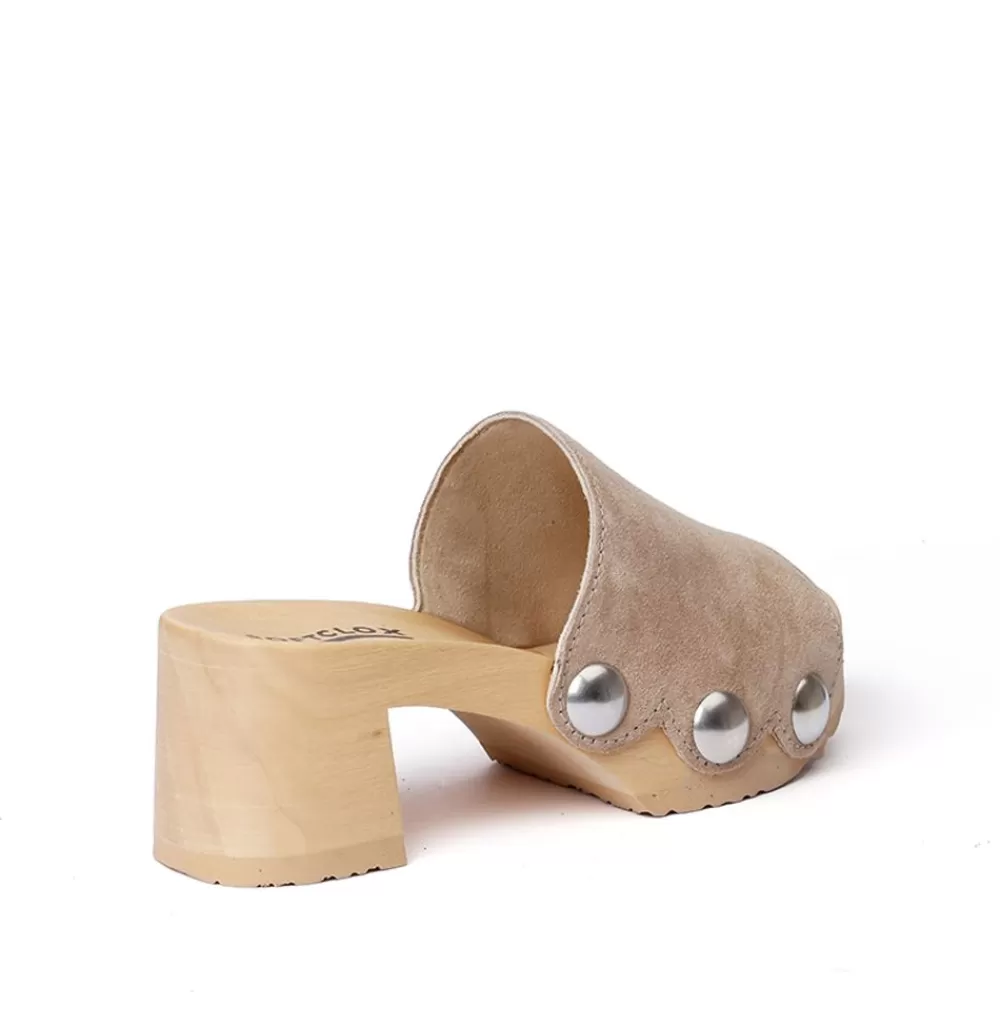 SOFTCLIX Henrike Kaschmir Taupe (Natur)<Frau Pantoletten