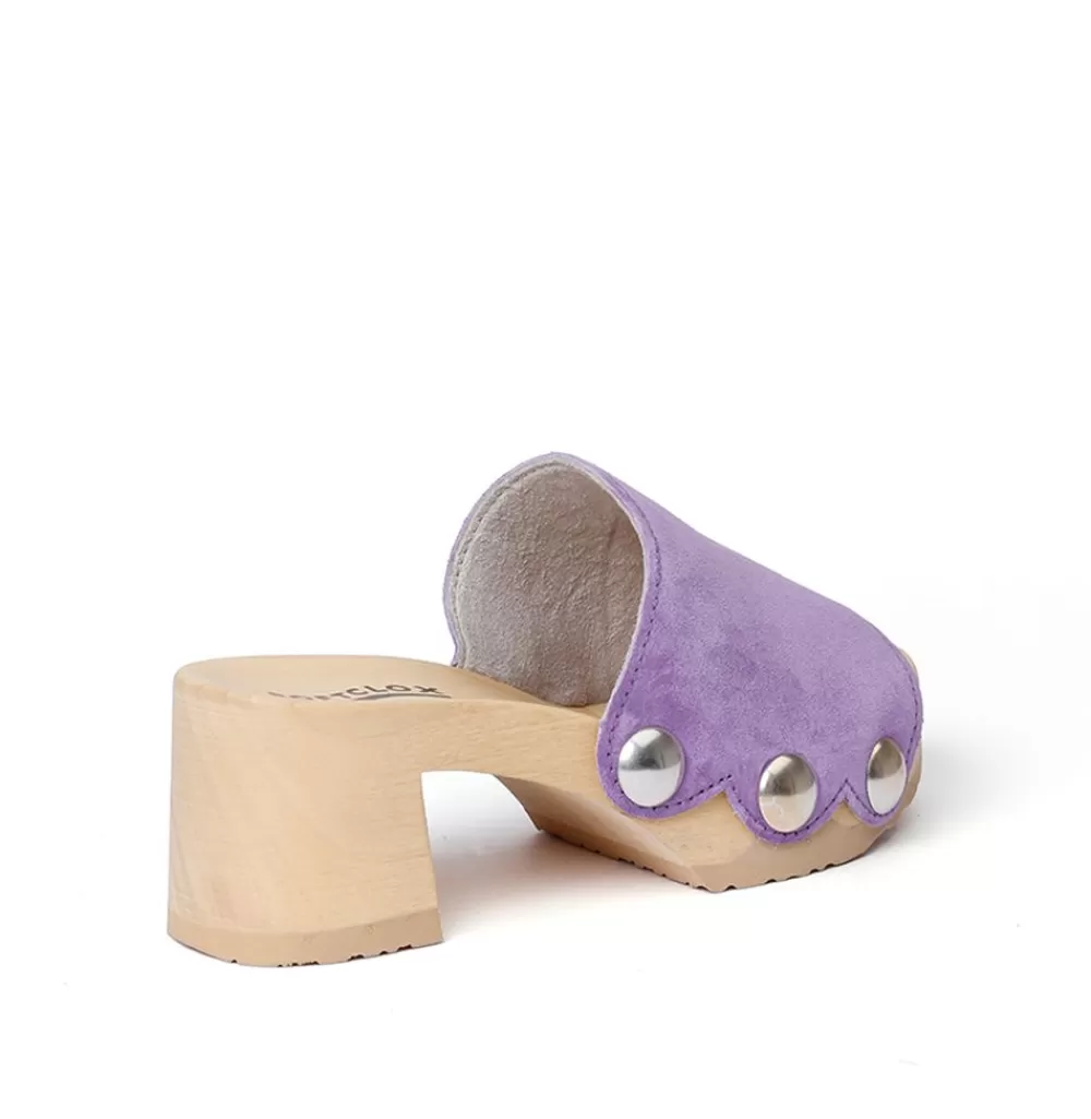 SOFTCLIX Henrike Kaschmir Violett (Natur)<Frau Pantoletten