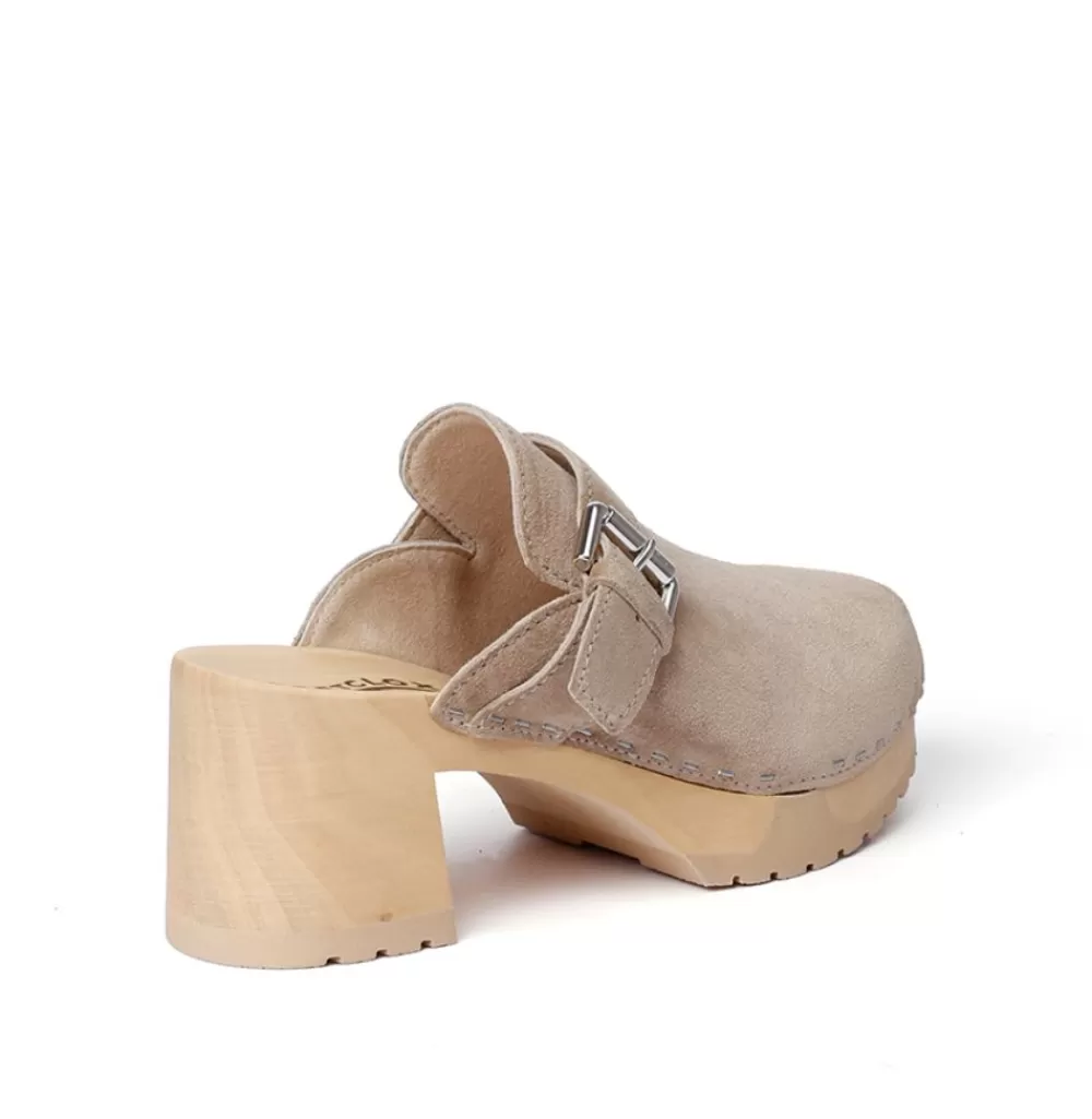 SOFTCLIX Hilaria Kaschmir Taupe (Natur)<Frau Clogs