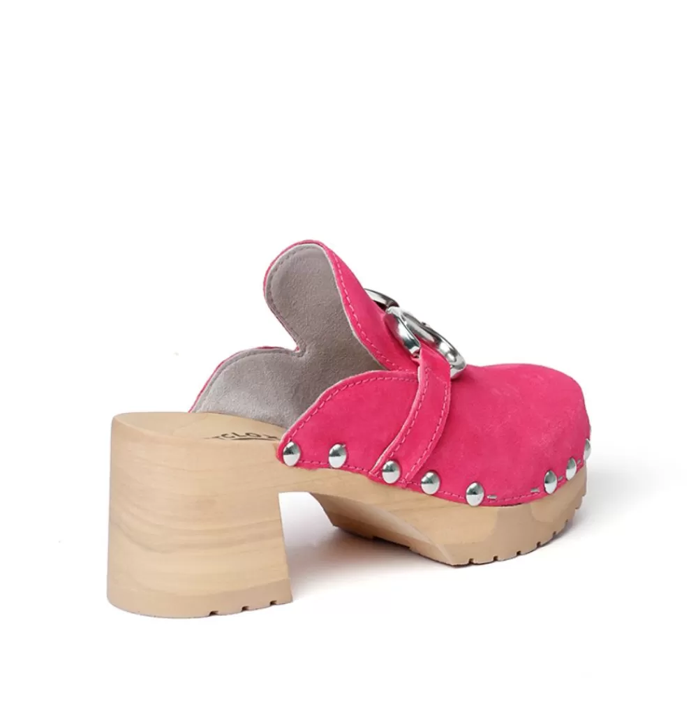 SOFTCLIX Hira Kaschmir Pink Kiss (Natur)<Frau Clogs