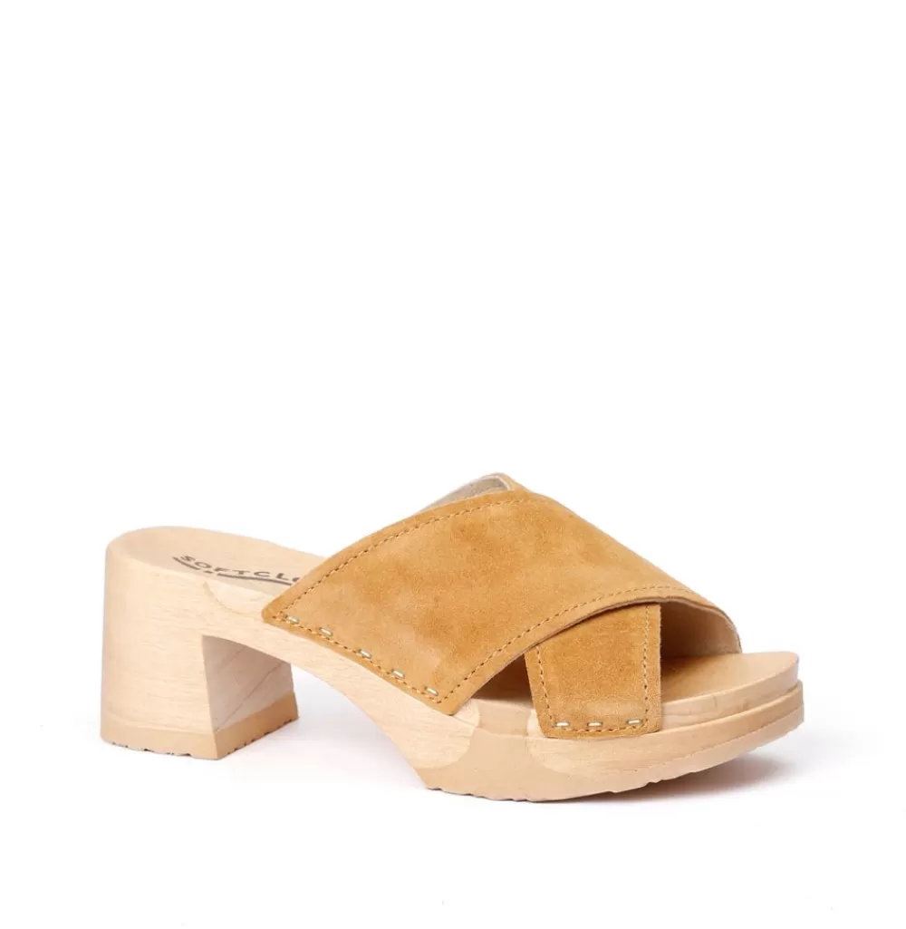 SOFTCLIX Holly Kaschmir Caramel (Natur)<Frau Pantoletten