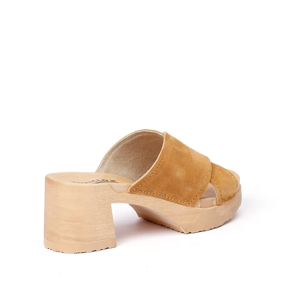 SOFTCLIX Holly Kaschmir Caramel (Natur)<Frau Pantoletten