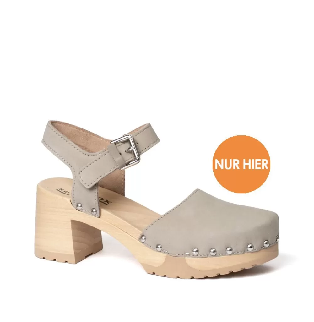 SOFTCLIX Hope Buttero Olivgrau (Natur)<Frau Sandaletten
