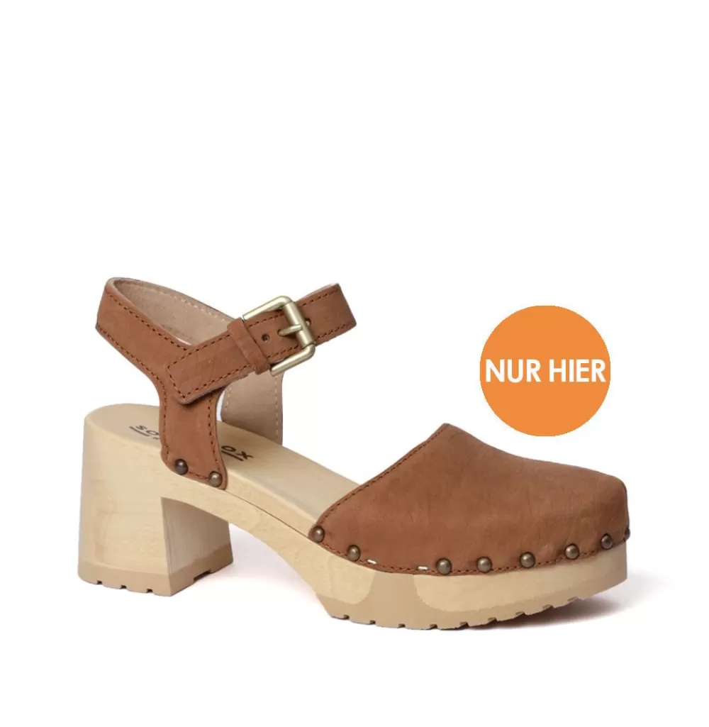 SOFTCLIX Hope Nature Nappa Cognac (Natur)<Frau Sandaletten