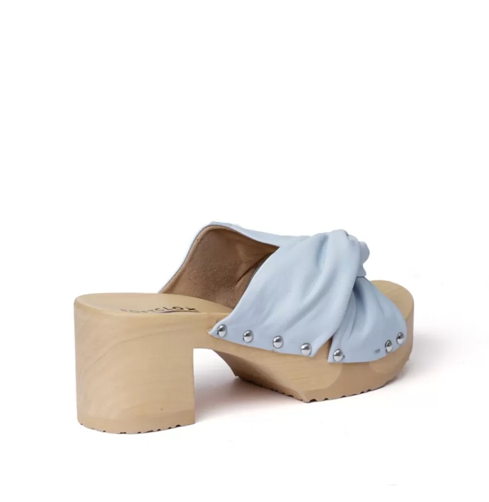 SOFTCLIX Hortensia Nappa Powder Blue (Natur)<Frau Pantoletten