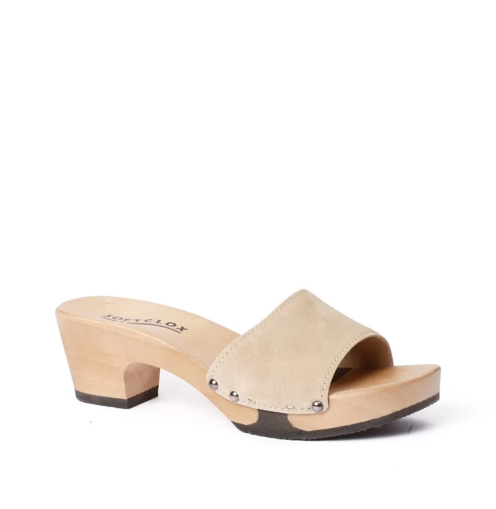 SOFTCLIX Kelly Kaschmir Taupe (Hazelnut)<Frau Pantoletten
