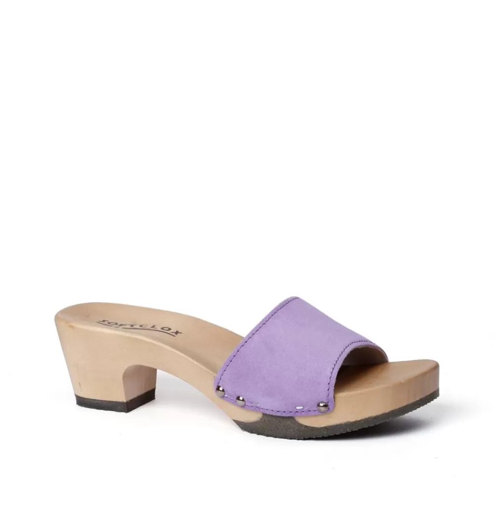 SOFTCLIX Kelly Kaschmir Violett (Hazelnut)<Frau Pantoletten