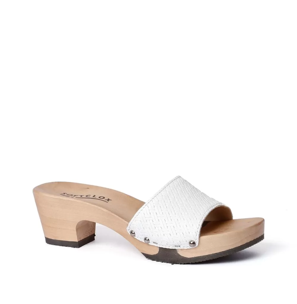 SOFTCLIX Kelly Twist Bianco (Hazelnut)<Frau Pantoletten