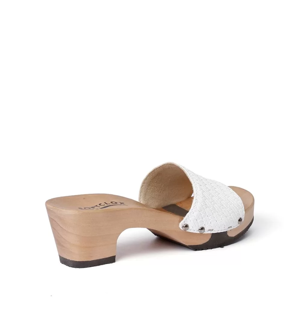 SOFTCLIX Kelly Twist Bianco (Hazelnut)<Frau Pantoletten