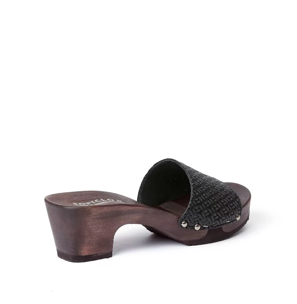 SOFTCLIX Kelly Twist Schwarz (Dunkel)<Frau Pantoletten