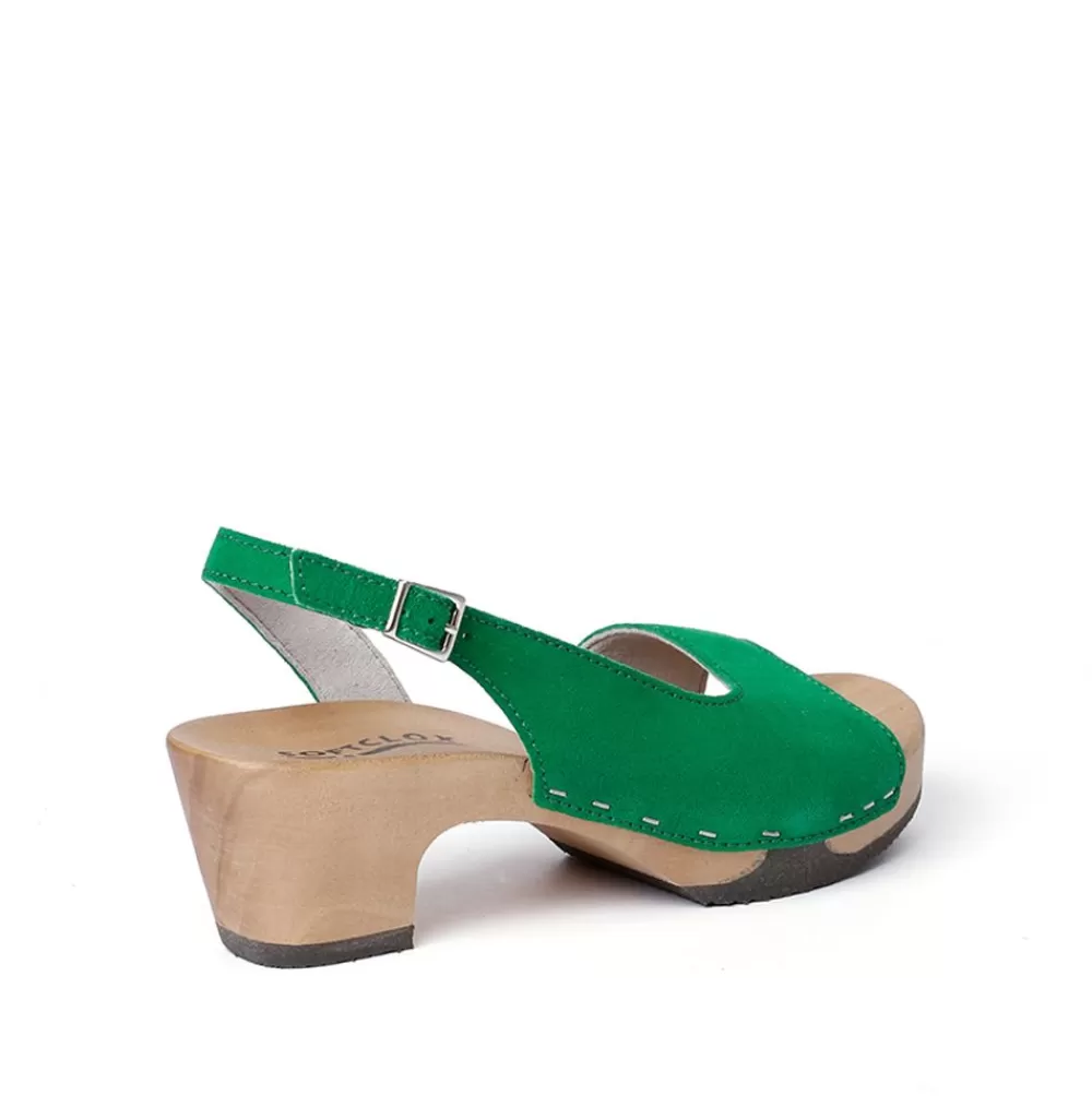 SOFTCLIX Konny Kaschmir Fashiongreen (Hazelnut)<Frau Sandaletten