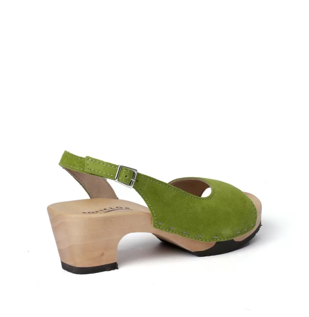 SOFTCLIX Konny Kaschmir Kiwi (Hazelnut)<Frau Sandaletten