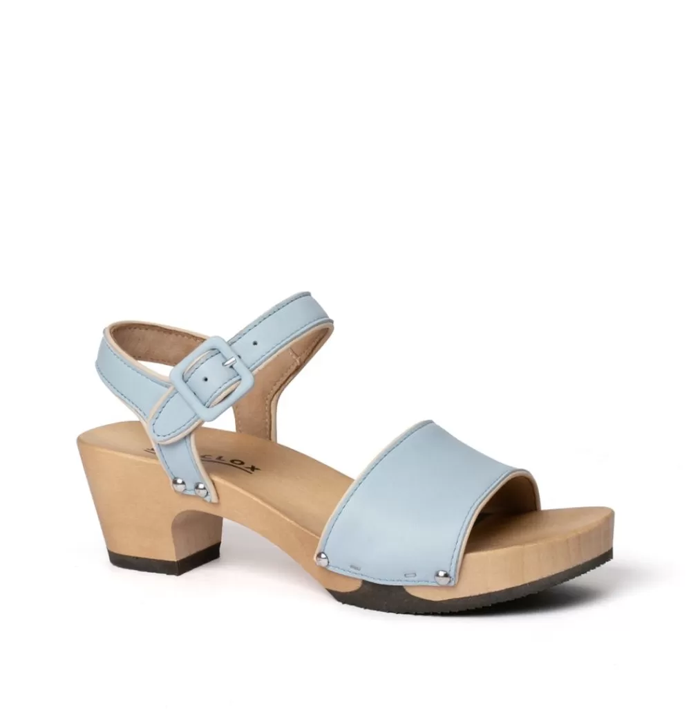 SOFTCLIX Kyra Nappa Powder Blue (Hazelnut)<Frau Sandaletten
