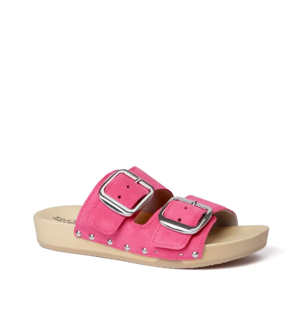 SOFTCLIX Lena Kaschmir Pure Pink (Natur)<Frau Pantoletten
