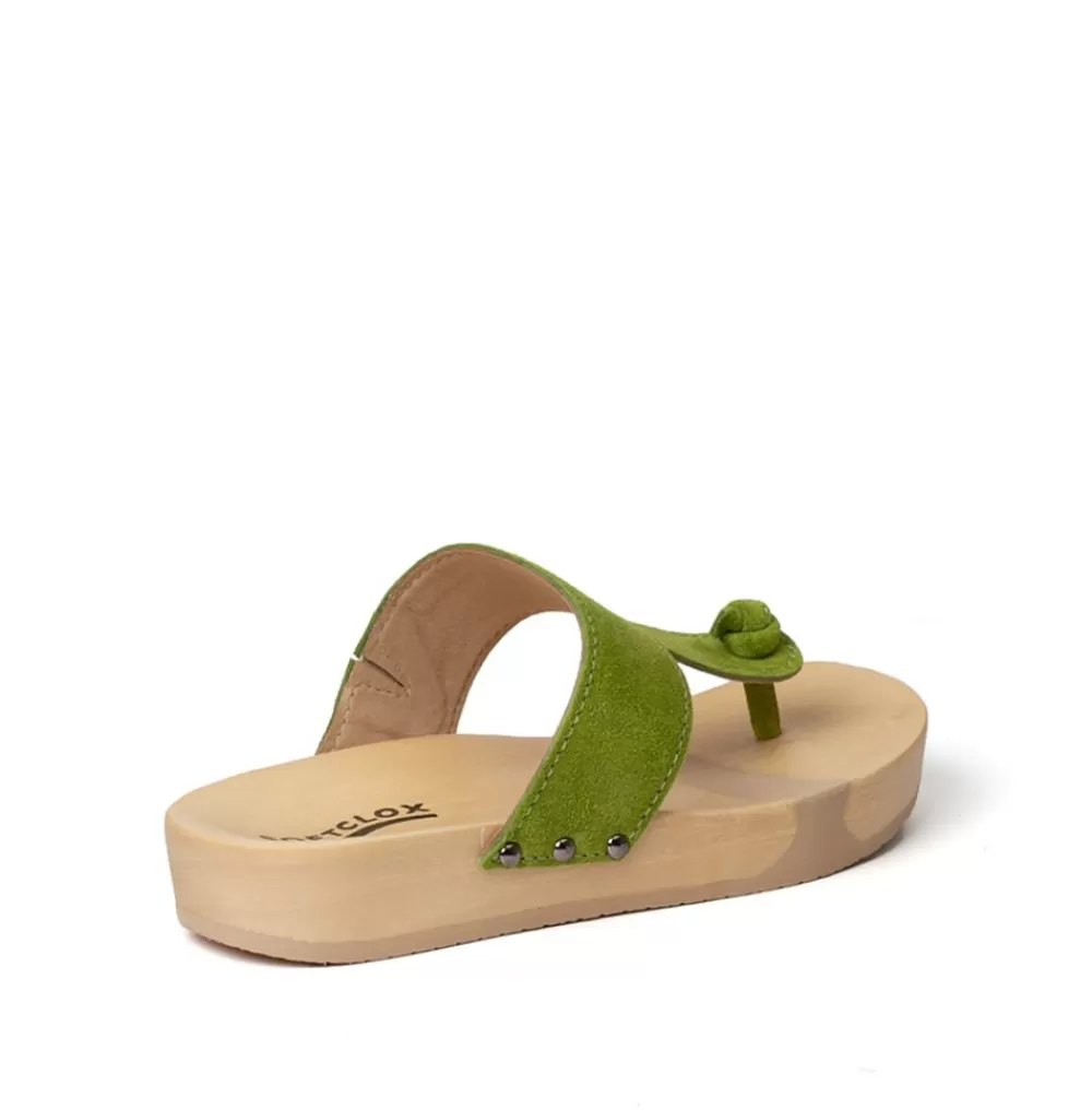 SOFTCLIX Lola Kaschmir Kiwi (Natur)<Frau Pantoletten