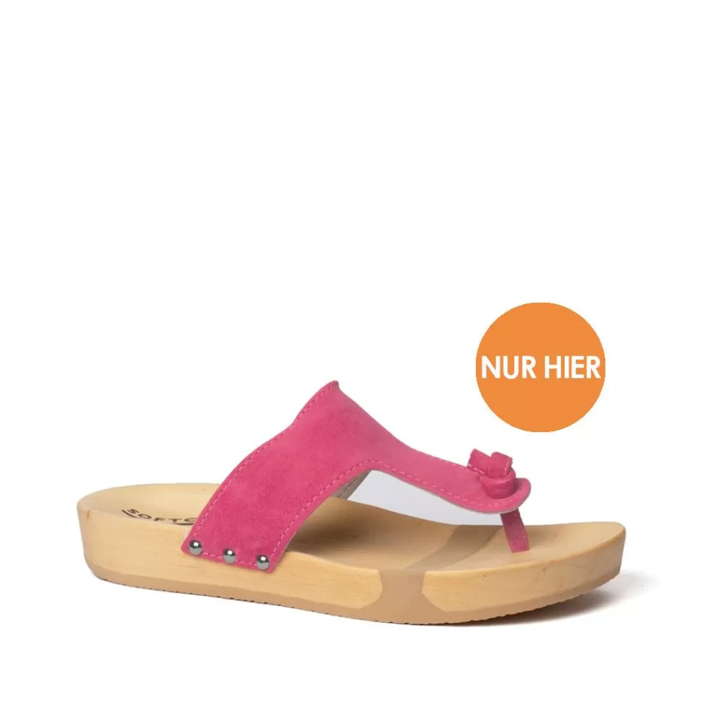 SOFTCLIX Lola Kaschmir Pink Kiss (Natur)<Frau Pantoletten