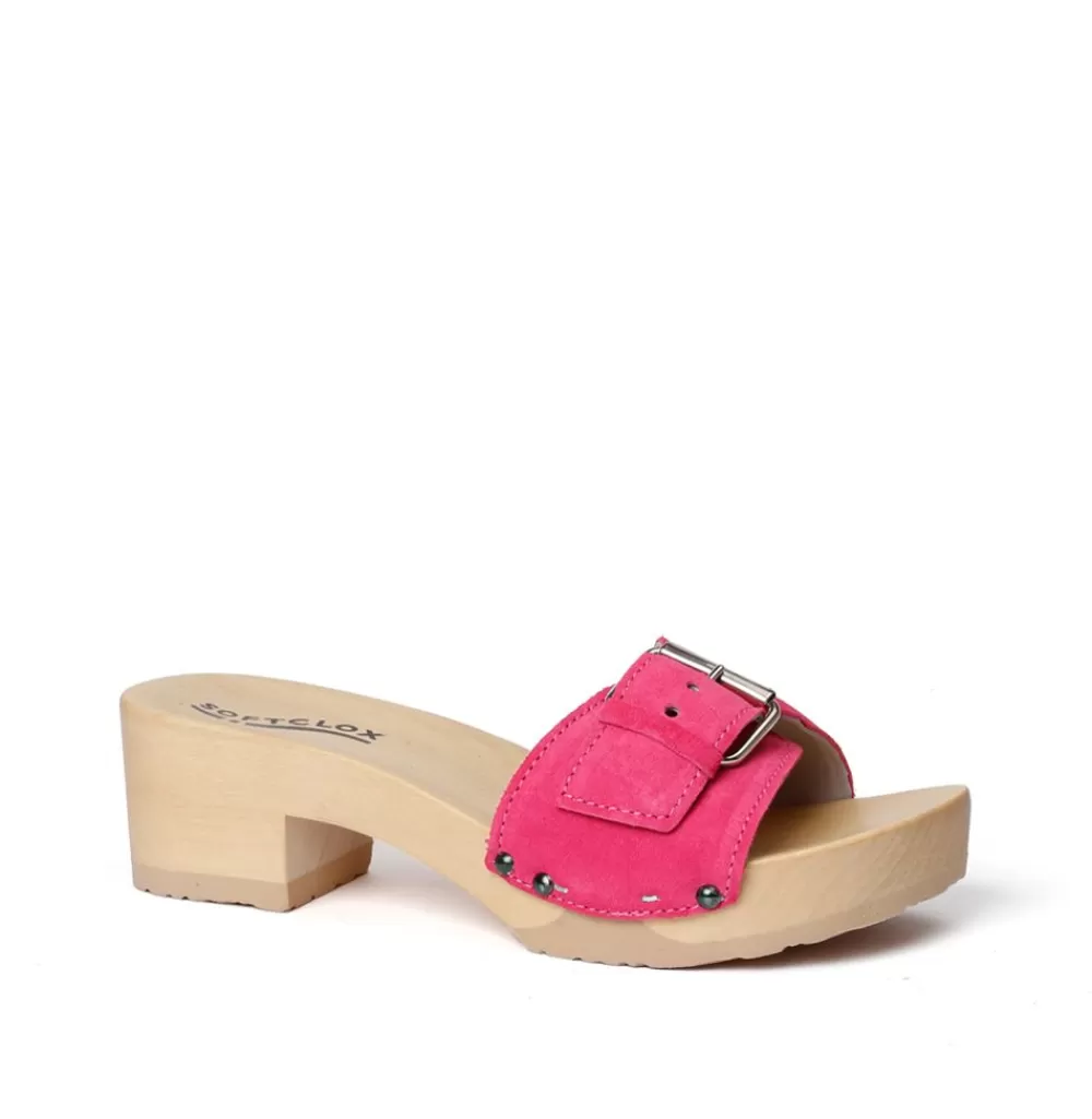 SOFTCLIX Pali Kaschmir Pink Kiss (Natur)<Frau Pantoletten