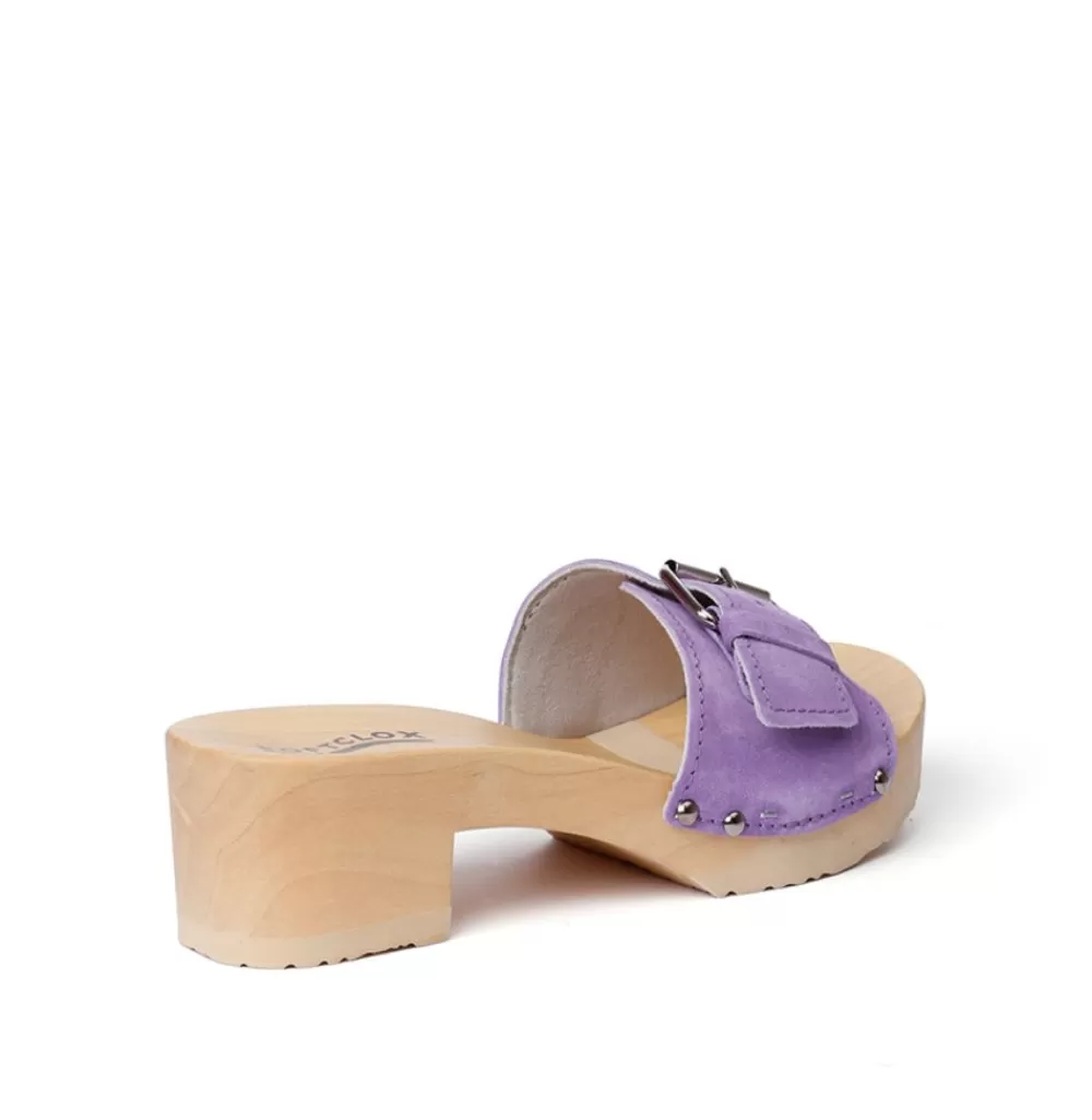 SOFTCLIX Pali Kaschmir Violett (Natur)<Frau Pantoletten