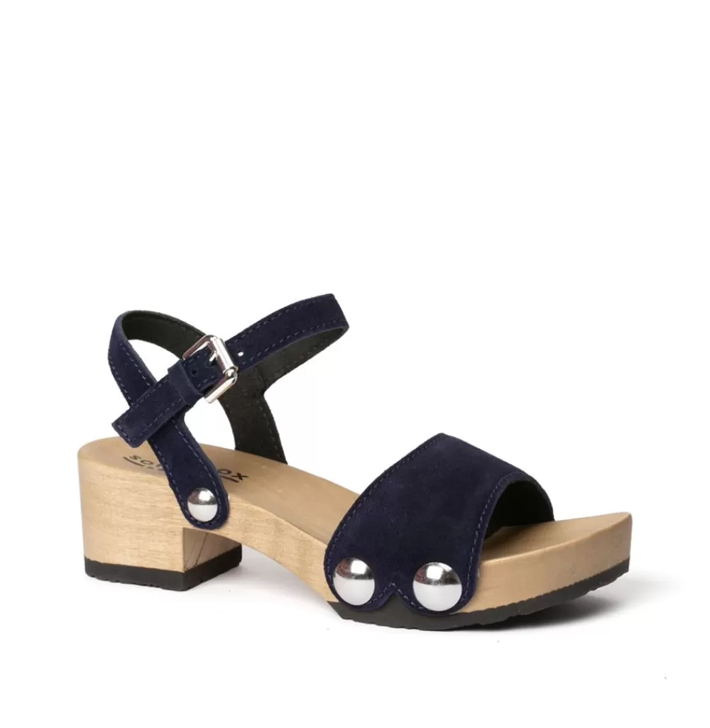 SOFTCLIX Penny Kaschmir Midnight (Hazelnut)<Frau Sandaletten