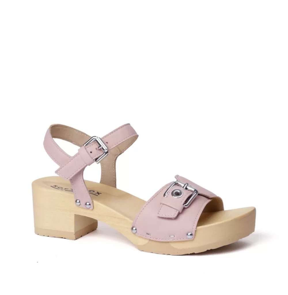 SOFTCLIX Pepita Nappa Blush (Natur)<Frau Sandaletten