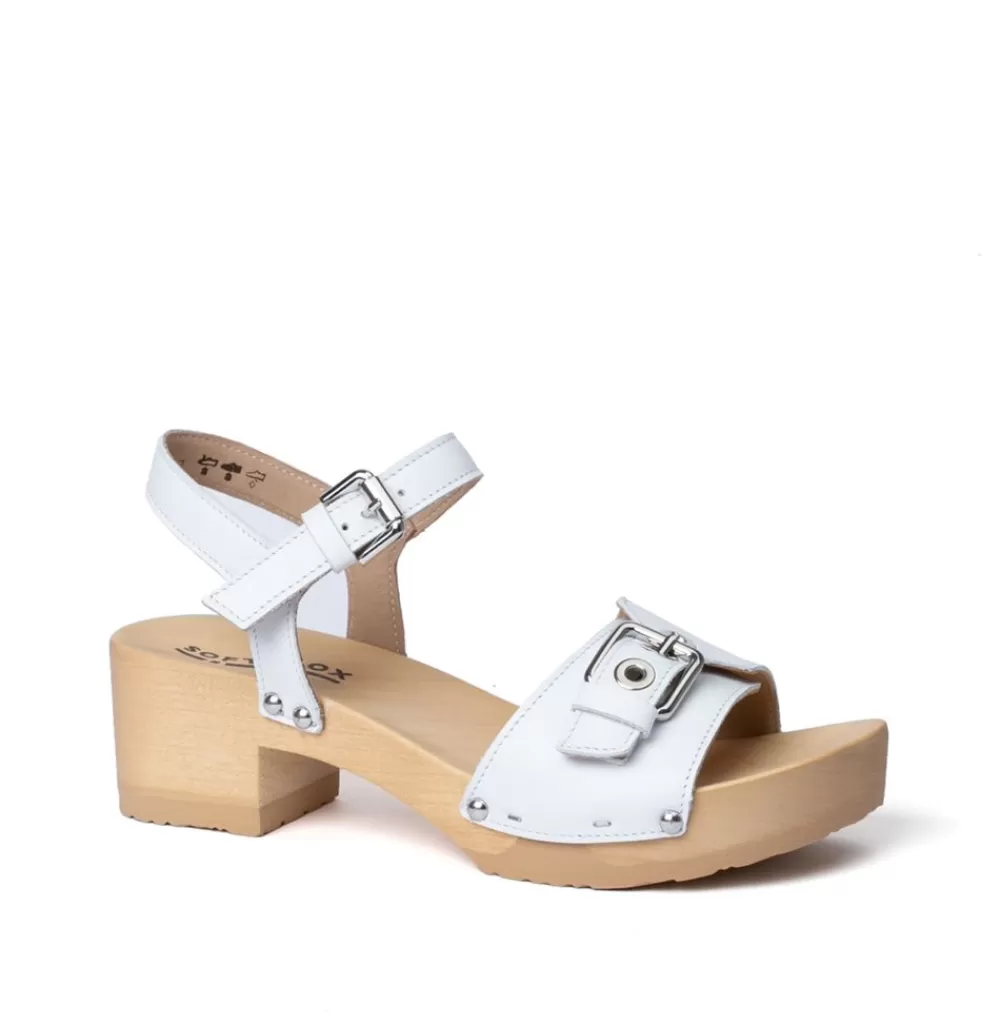 SOFTCLIX Pepita Nappa Weis (Natur)<Frau Sandaletten