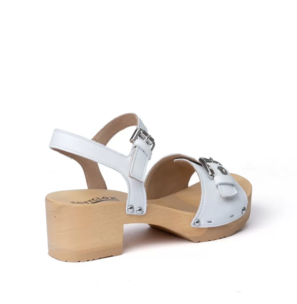 SOFTCLIX Pepita Nappa Weis (Natur)<Frau Sandaletten