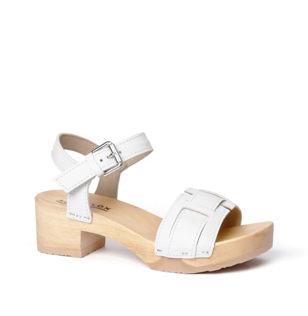 SOFTCLIX Peppina Buttero Weiss (Natur)<Frau Sandaletten