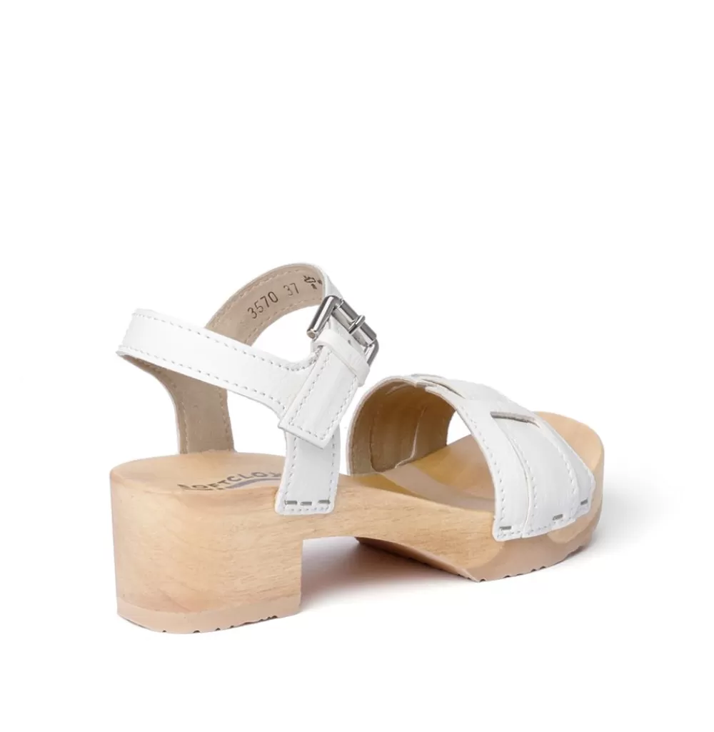 SOFTCLIX Peppina Buttero Weiss (Natur)<Frau Sandaletten