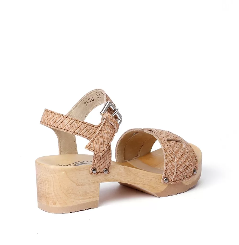 SOFTCLIX Peppina Twist Cappuccino (Natur)<Frau Sandaletten