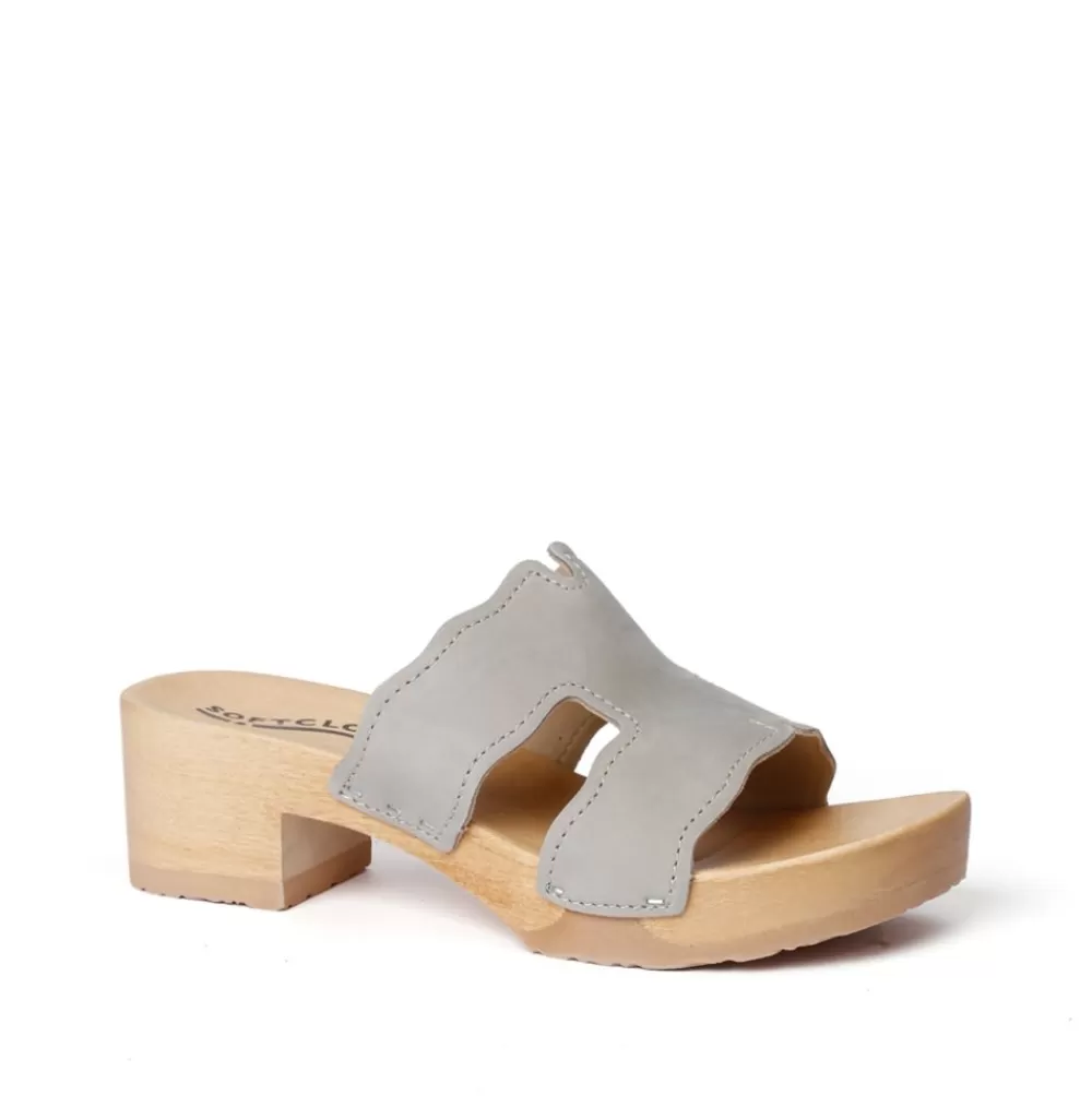 SOFTCLIX Pernilla Nubuk Helloliv (Natur)<Frau Pantoletten
