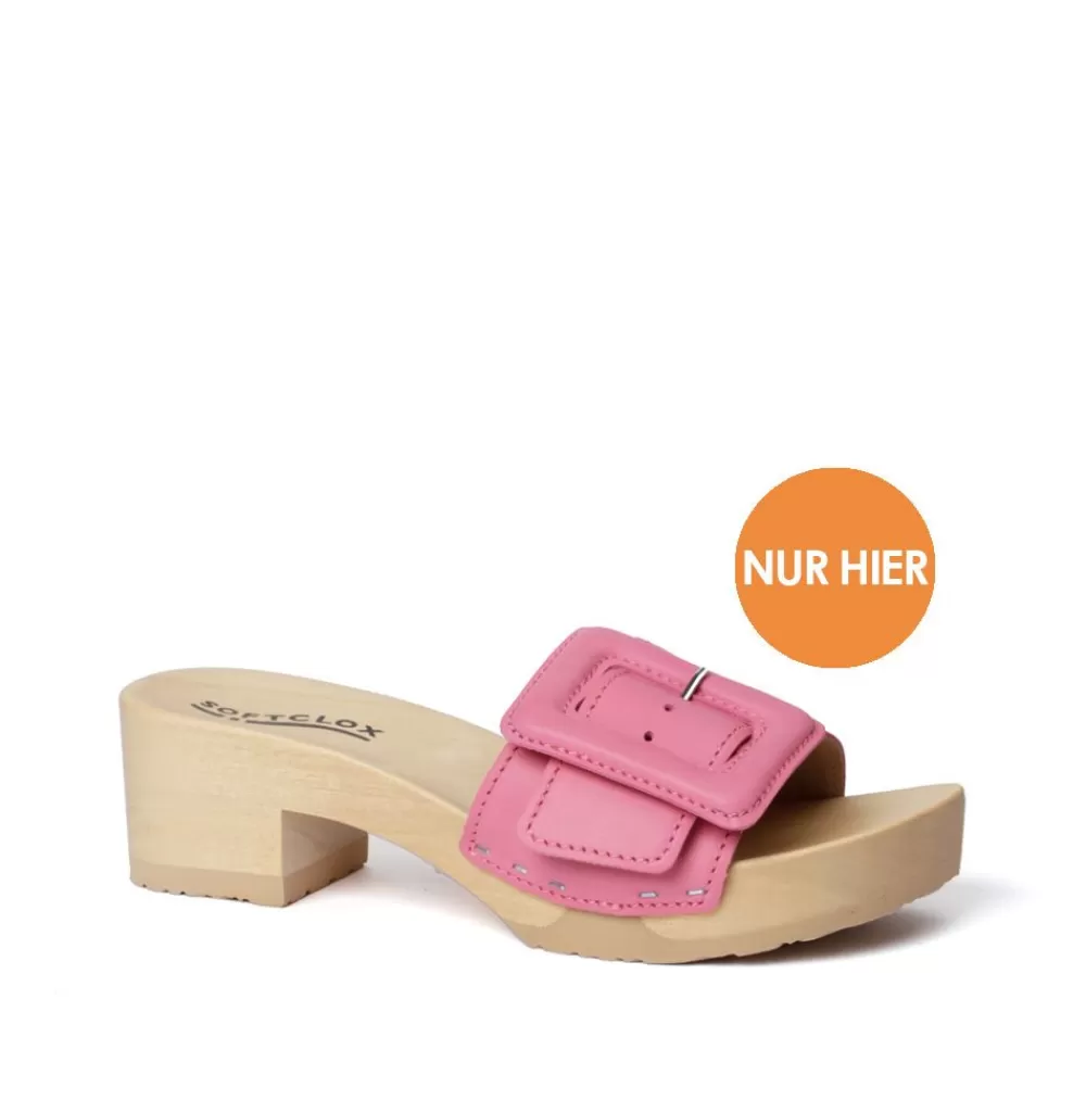 SOFTCLIX Pita Nappa Bubblegum (Natur)<Frau Pantoletten