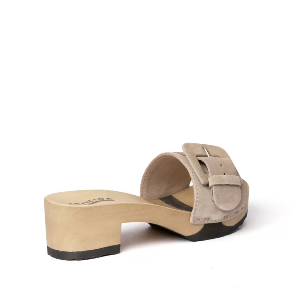 SOFTCLIX Polli Kaschmir Taupe (Hazelnut)<Frau Pantoletten