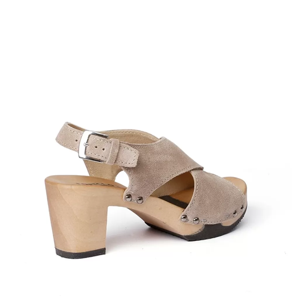 SOFTCLIX Riana Kaschmir Taupe (Hazelnut)<Frau Sandaletten
