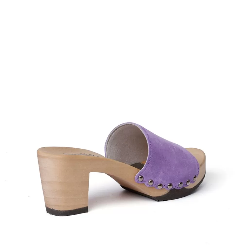 SOFTCLIX Romy Kaschmir Violett (Hazelnut)<Frau Pantoletten