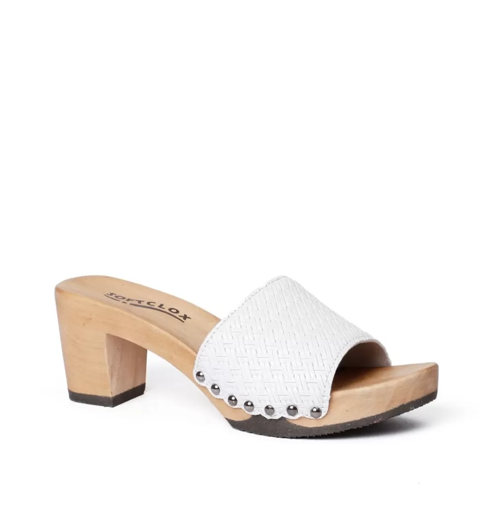 SOFTCLIX Romy Twist Bianco (Hazelnut)<Frau Pantoletten